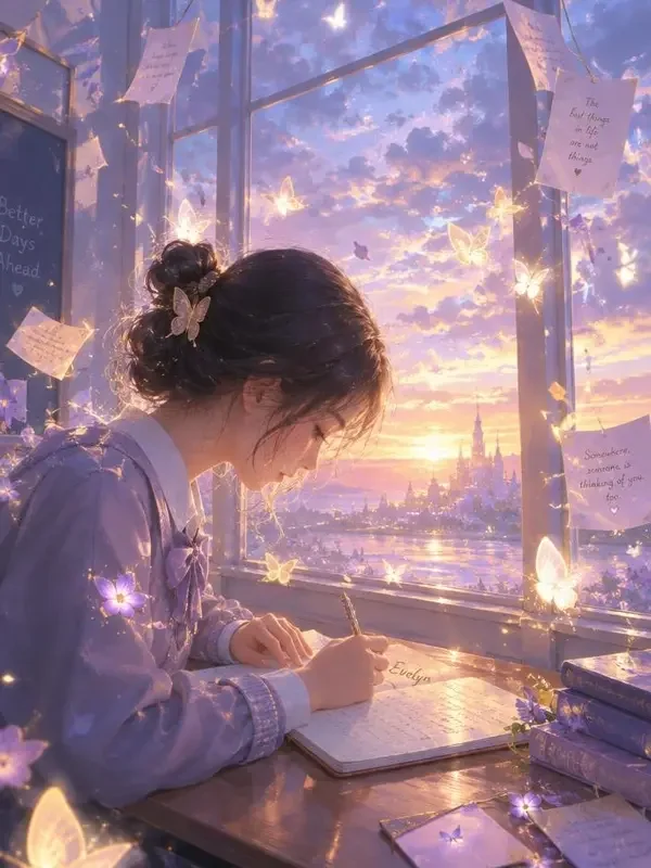 漫剧大全短剧《你的名字藏我心上》封面，少年暗恋的青春唯美插画